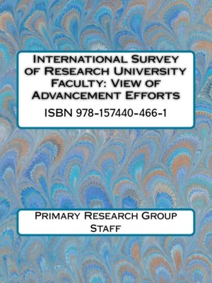 cover image of International Survey of Research University Leadership: View of Advancement Efforts